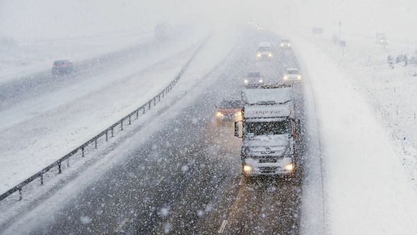 A stretch of the M6 motorway in England - Sputnik International