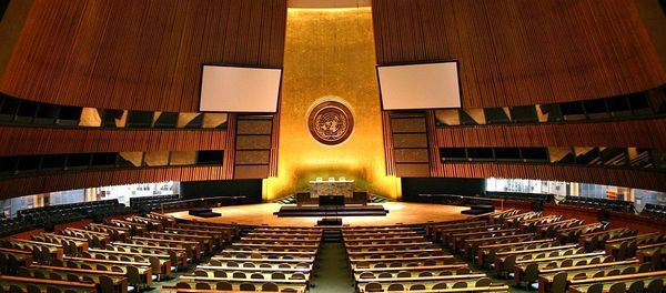 United Nations General Assembly hall in New York City - Sputnik International