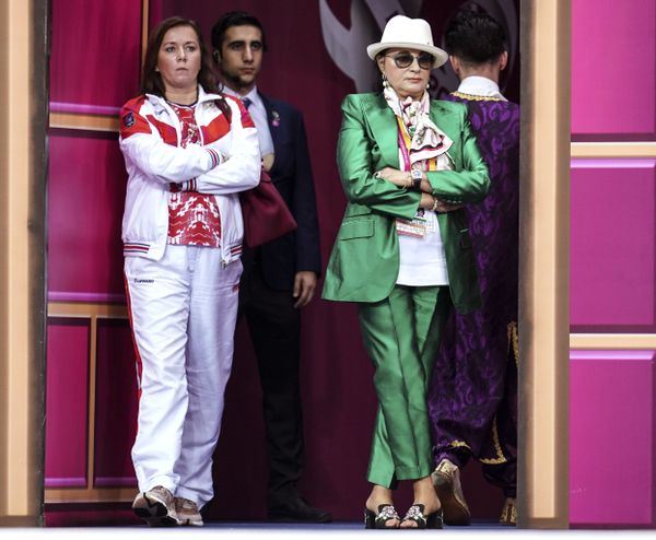 Irina Viner-Usmanova (right), head coach of the Russian rhythmic gymnastics team - Sputnik International