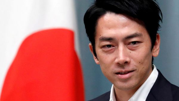 Japan's Environment Minister Shinjiro Koizumi attends a news conference at Prime Minister Shinzo Abe's official residence in Tokyo, Japan September 11, 2019. - Sputnik International