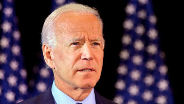 Joe Biden makes a statement on the whistleblower report in Wilmington, Delaware - Sputnik International