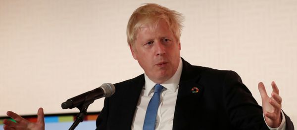 Britain's Prime Minister Boris Johnson speaks during an Emergency Declaration for Nature and People event after the 2019 United Nations Climate Action Summit at the U.N. headquarters in New York City, New York, U.S., September 23, 2019 - Sputnik International