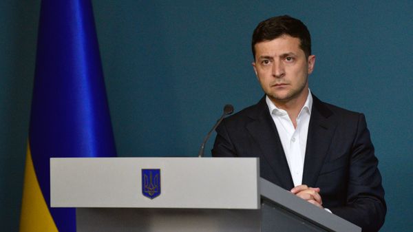 Ukrainian President Volodymyr Zelensky - Sputnik International