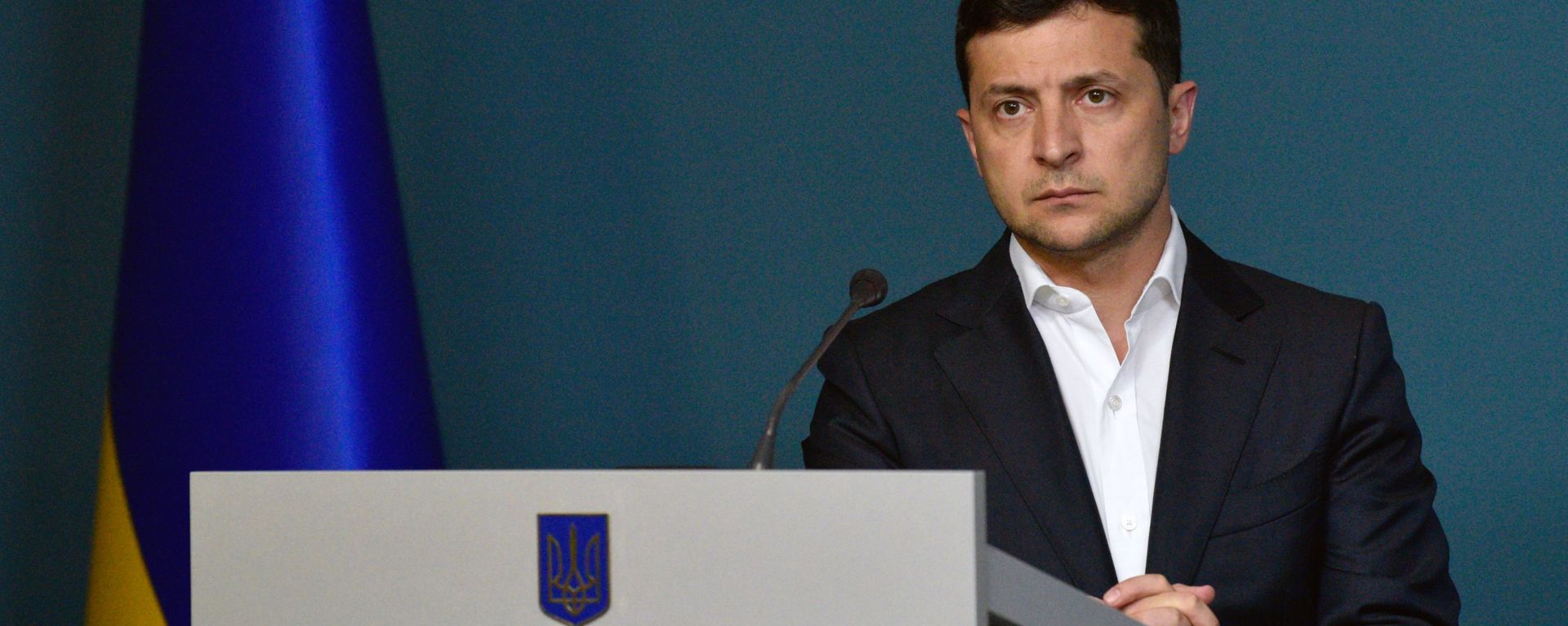 Ukrainian President Volodymyr Zelensky Ukrainian President Volodymyr Zelensky - Sputnik International, 1920, 01.01.2022