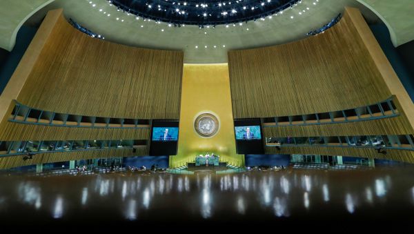 Germany's Foreign Affairs Minister Heiko Maas addresses the 74th session of the United Nations General Assembly at U.N. headquarters in New York City, New York, U.S., September 25, 2019 - Sputnik International
