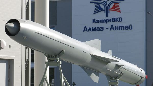 Mockup of Yakhont / 3M55 / P-800 Onyx / SS-N-26 missile at Army 2018 - Sputnik International