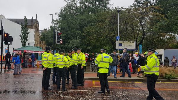 Police Ahead of March in Manchester Police Ahead of March in Manchester - Sputnik International