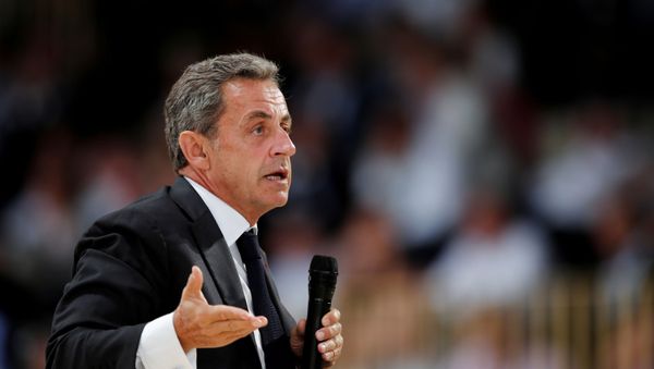 Former French President Nicolas Sarkozy attends the MEDEF union summer forum renamed La Rencontre des Entrepreneurs de France, LaREF, at the Paris Longchamp racecourse in Paris, France, August 29, 2019 - Sputnik International