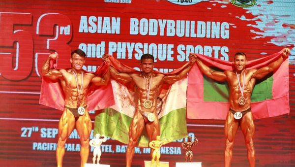 Maj AQ Khan Won Silver Medal in 53rd Asian Body Building and Physique Sports Championship 2019, Indonesia on 02 Oct 2019  - Sputnik International
