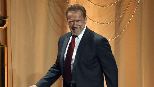 Host Arnold Schwarzenegger arrives onstage at the 2019 Hollywood Foreign Press Association's Annual Grants Banquet at the Beverly Wilshire Hotel, 31 July 2019, in Beverly Hills, California. - Sputnik International