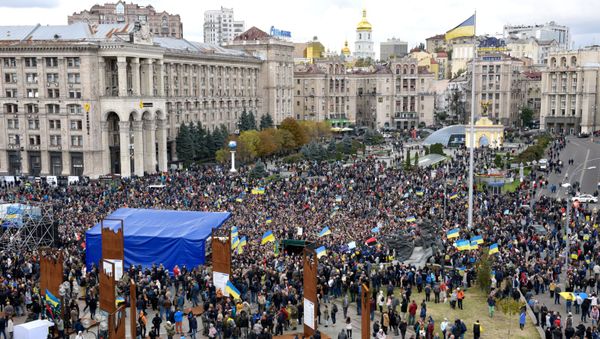 Ukraine protest - Sputnik International