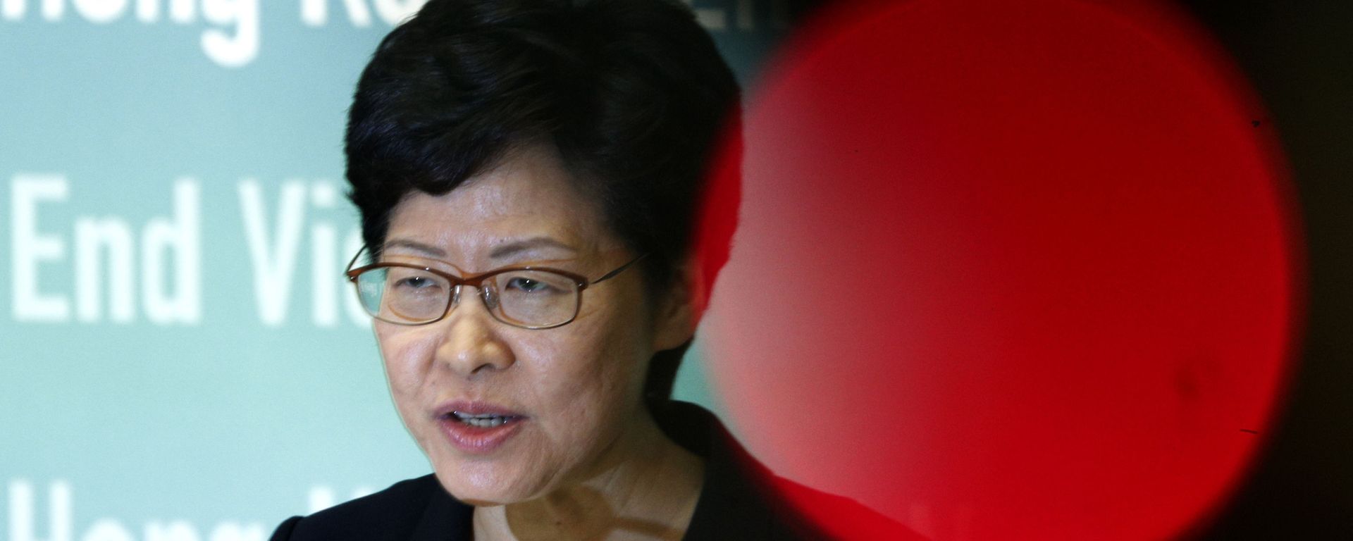 Hong Kong Chief Executive Carrie Lam speaks during a press conference held in Hong Kong on Friday, Oct. 4, 2019 Hong Kong Chief Executive Carrie Lam speaks during a press conference held in Hong Kong on Friday, Oct. 4, 2019 - Sputnik International, 1920, 14.12.2021