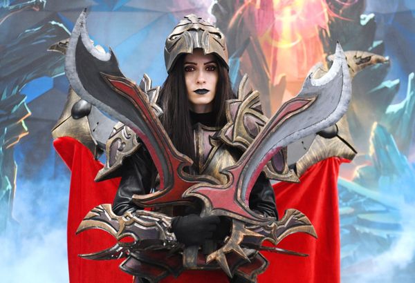 A cosplayer during the IgroMir 2019 and the Comic Con Russia 2019 festival in Moscow. - Sputnik International