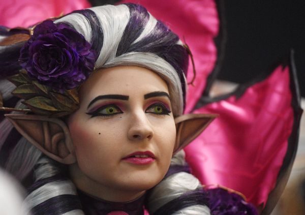 A cosplayer at the IgroMir 2019 exhibition and the Comic Con Russia 2019 festival in Moscow - Sputnik International