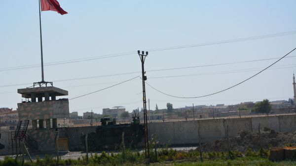 Turkish forces on Syrian border - Sputnik International
