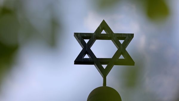 Picture taken on May 5, 2013 shows a Star of David on the synagogue of the Jewish community in Halle an der Saale, eastern Germany - Sputnik International