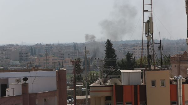 Syria's Qamishli during Turkish military operation - Sputnik International