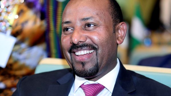 Ethiopian Prime Minister Abiy Ahmed attends the High Level Consultation Meetings of Heads of State and Government on the situation in the Democratic Republic of Congo at the African Union Headquarters in Addis Ababa, Ethiopia January 17, 2019 - Sputnik International