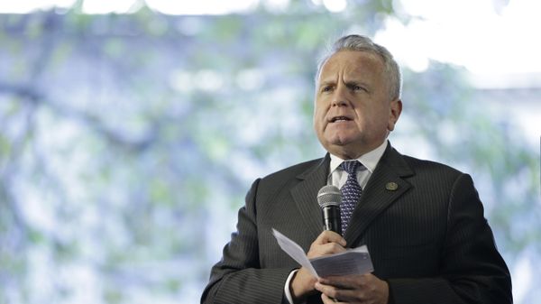 Deputy Secretary of State of the United States John J. Sullivan reads a statement regarding Venezuela during a press conference at the G20 foreign ministers meeting in Buenos Aires, Argentina, Monday, May 21, 2018 - Sputnik International