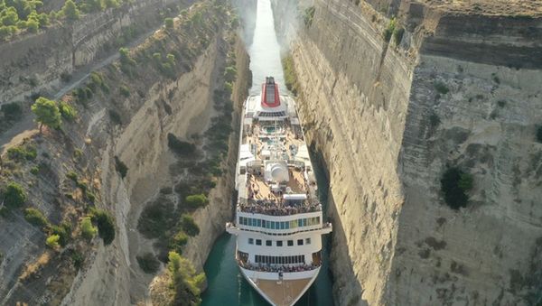 Braemar Cruising the Corinth Canal - Sputnik International