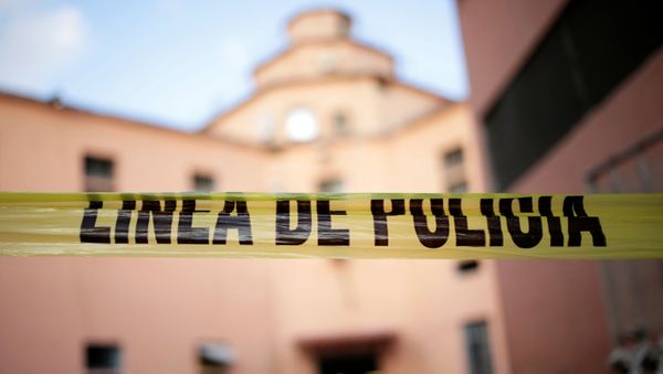 Mexico Police Line Cordon - Sputnik International