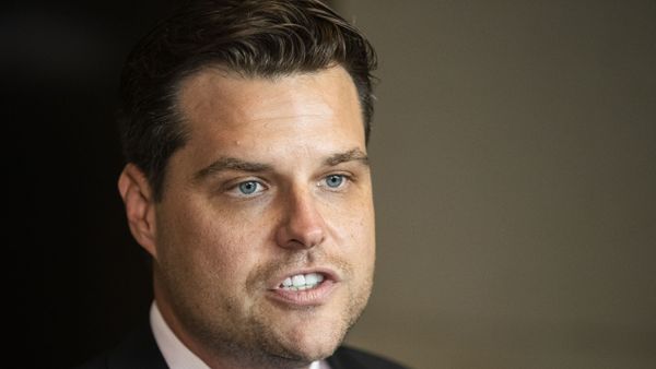 Rep. Matt Gaetz, R-Fla., speaks to reporters on Capitol Hill in Washington, Monday, Oct. 14, 2019. - Sputnik International