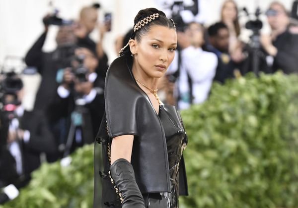 Bella Hadid attends The Metropolitan Museum of Art's Costume Institute benefit gala celebrating the opening of the Heavenly Bodies: Fashion and the Catholic Imagination exhibition on Monday, May 7, 2018, in New York. Bella Hadid attends The Metropolitan Museum of Art's Costume Institute benefit gala celebrating the opening of the Heavenly Bodies: Fashion and the Catholic Imagination exhibition on Monday, May 7, 2018, in New York. - Sputnik International