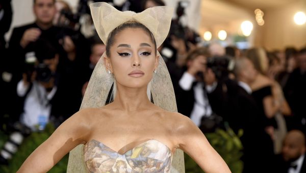 Ariana Grande attends The Metropolitan Museum of Art's Costume Institute benefit gala celebrating the opening of the Heavenly Bodies: Fashion and the Catholic Imagination exhibition on Monday, May 7, 2018, in New York. Ariana Grande attends The Metropolitan Museum of Art's Costume Institute benefit gala celebrating the opening of the Heavenly Bodies: Fashion and the Catholic Imagination exhibition on Monday, May 7, 2018, in New York. - Sputnik International