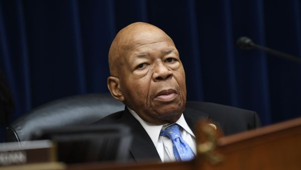 House Oversight Committee chairman Rep. Elijah Cummings, D-Md., waits to start a hearing on Capitol Hill in Washington, Monday, July 15, 2019, on White House counselor Kellyanne Conway's violation of the Hatch Act. - Sputnik International