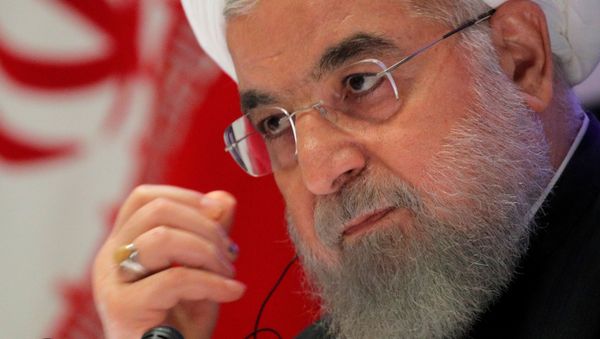  Iranian President Hassan Rouhani speaks at a news conference on the sidelines of the United Nations General Assembly in New York, U.S., September 26, 2019 - Sputnik International