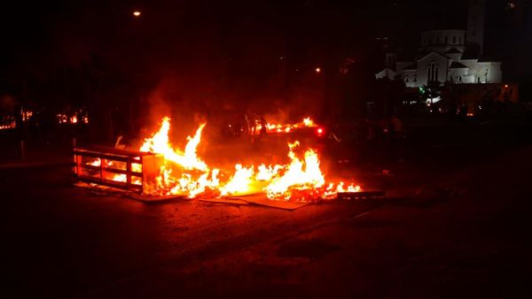 Protest over deteriorating economic situation, in Dora, Lebanon - Sputnik International