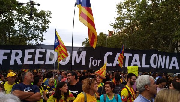 Protests in Barcelona Protests in Barcelona - Sputnik International