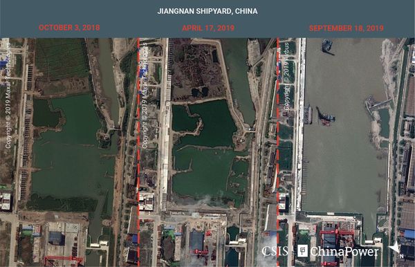 Photos: China’s New Carrier Being Built Alongside Massive New Shipyard Photos: China’s New Carrier Being Built Alongside Massive New Shipyard - Sputnik International