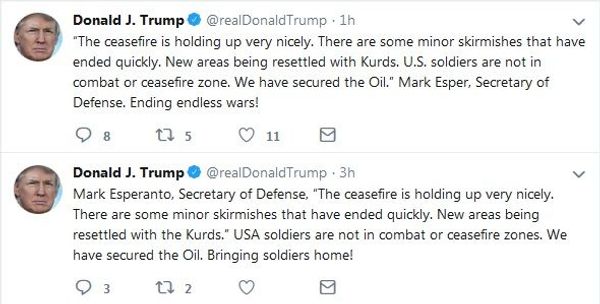 From the Author of ‘Covfefe’: Twitterati LOL as Donald Trump Misspells Name of US Defence Secretary - Sputnik International
