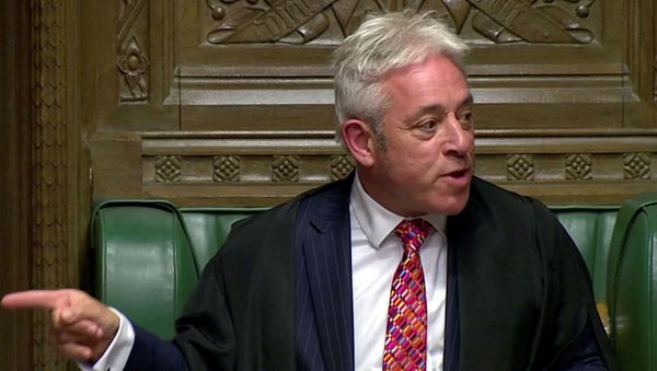 Speaker of the House of Commons John Bercow gestures at the parliament Speaker of the House of Commons John Bercow gestures at the parliament - Sputnik International
