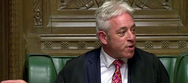 Speaker of the House of Commons John Bercow gestures at the parliament Speaker of the House of Commons John Bercow gestures at the parliament - Sputnik International