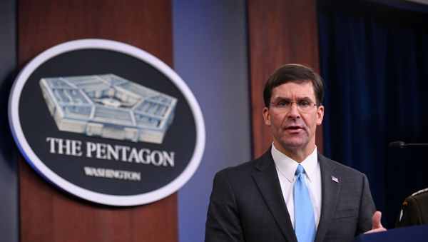 US Defence Secretary Mark Esper - Sputnik International
