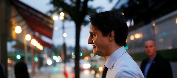 Liberal leader and Canadian Prime Minister Justin Trudeau campaigns for the upcoming election, in West Vancouver, British Columbia, Canada Liberal leader and Canadian Prime Minister Justin Trudeau campaigns for the upcoming election, in West Vancouver, British Columbia, Canada - Sputnik International