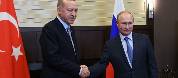 Russian President V. Putin Meets with Turkish President R. T. Erdogan Russian President V. Putin Meets with Turkish President R. T. Erdogan - Sputnik International