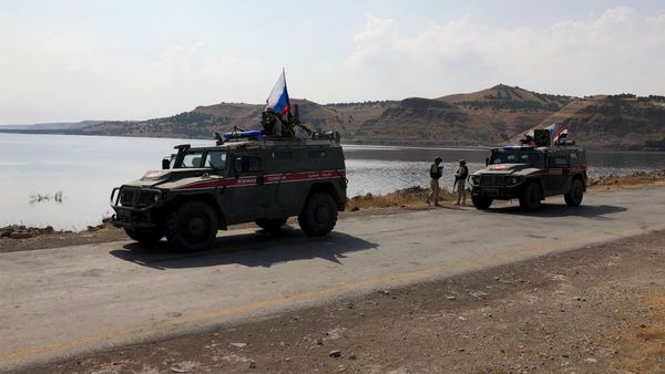 Russian military police along the Euphrates River in Syria in northeastern Aleppo governorate. - Sputnik International