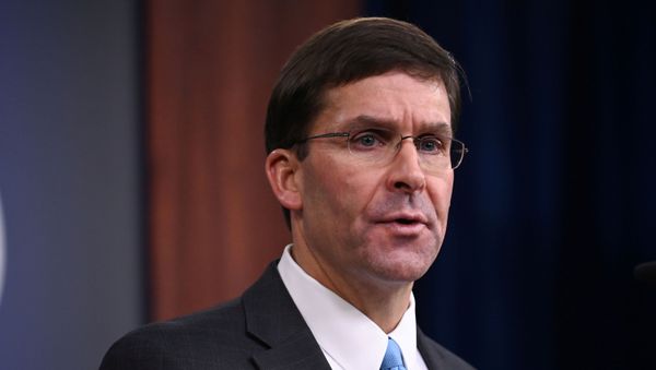 US Defenсe Secretary Mark Esper - Sputnik International