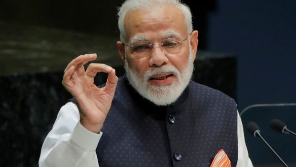 FILE PHOTO: Prime Minister of India Narendra Modi addresses the 74th session of the United Nations General Assembly at U.N. headquarters in New York, U.S., September 27, 2019 - Sputnik International