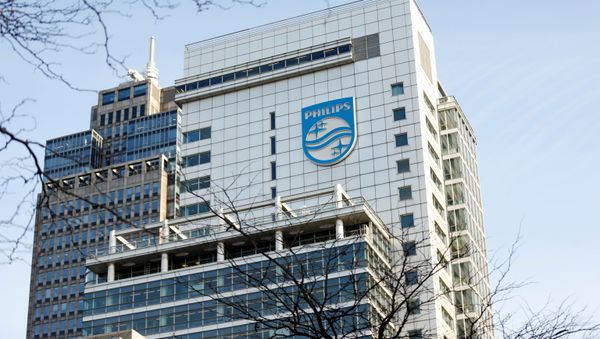 Dutch technology company Philips. logo is seen at company headquarters in Amsterdam, Netherlands, January 29, 2019 - Sputnik International
