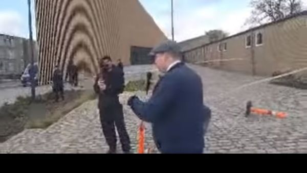 Screenshot from Stram Kurs's demonstration in Tingbjerg - Sputnik International