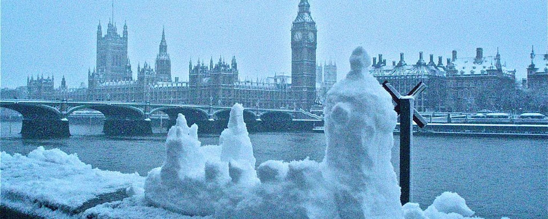 Winter in London Winter in London - Sputnik International, 1920, 25.12.2021
