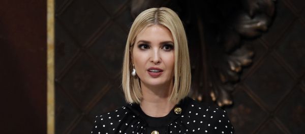 Ivanka Trump speaks to open a meeting of the President's Interagency Task Force to Monitor and Combat Trafficking in Persons (PITF), in the Eisenhower Executive Office Building, on the White House complex, Tuesday, 29 October 2019, in Washington. Ivanka Trump speaks to open a meeting of the President's Interagency Task Force to Monitor and Combat Trafficking in Persons (PITF), in the Eisenhower Executive Office Building, on the White House complex, Tuesday, 29 October 2019, in Washington. - Sputnik International