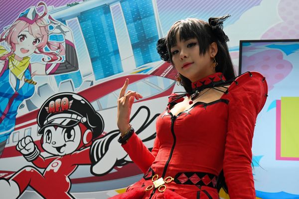 Singaporean cosplayer Rithe, poses during the Anime Festival Asia press conference in Singapore on October 30, 2019. - Sputnik International