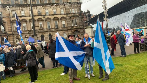 Independence Supporters Turn Out For IndyRef2020 Demonstration - Sputnik International