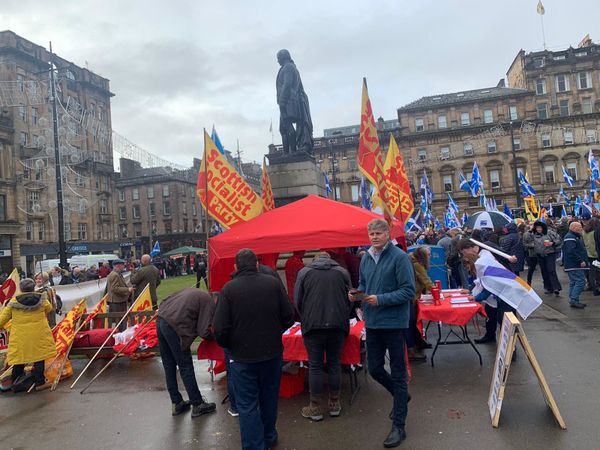 First Minister Nicola Sturgeon Speaks At 20,000 Strong Independence Rally In Glasgow - Photos First Minister Nicola Sturgeon Speaks At 20,000 Strong Independence Rally In Glasgow - Photos - Sputnik International