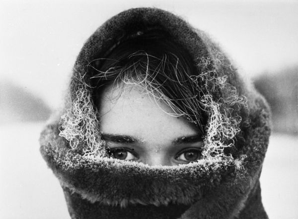 Winter (a photo by Y. Lunkov) at the Our Motherland in Pictures exhibition in Moscow (1970) - Sputnik International